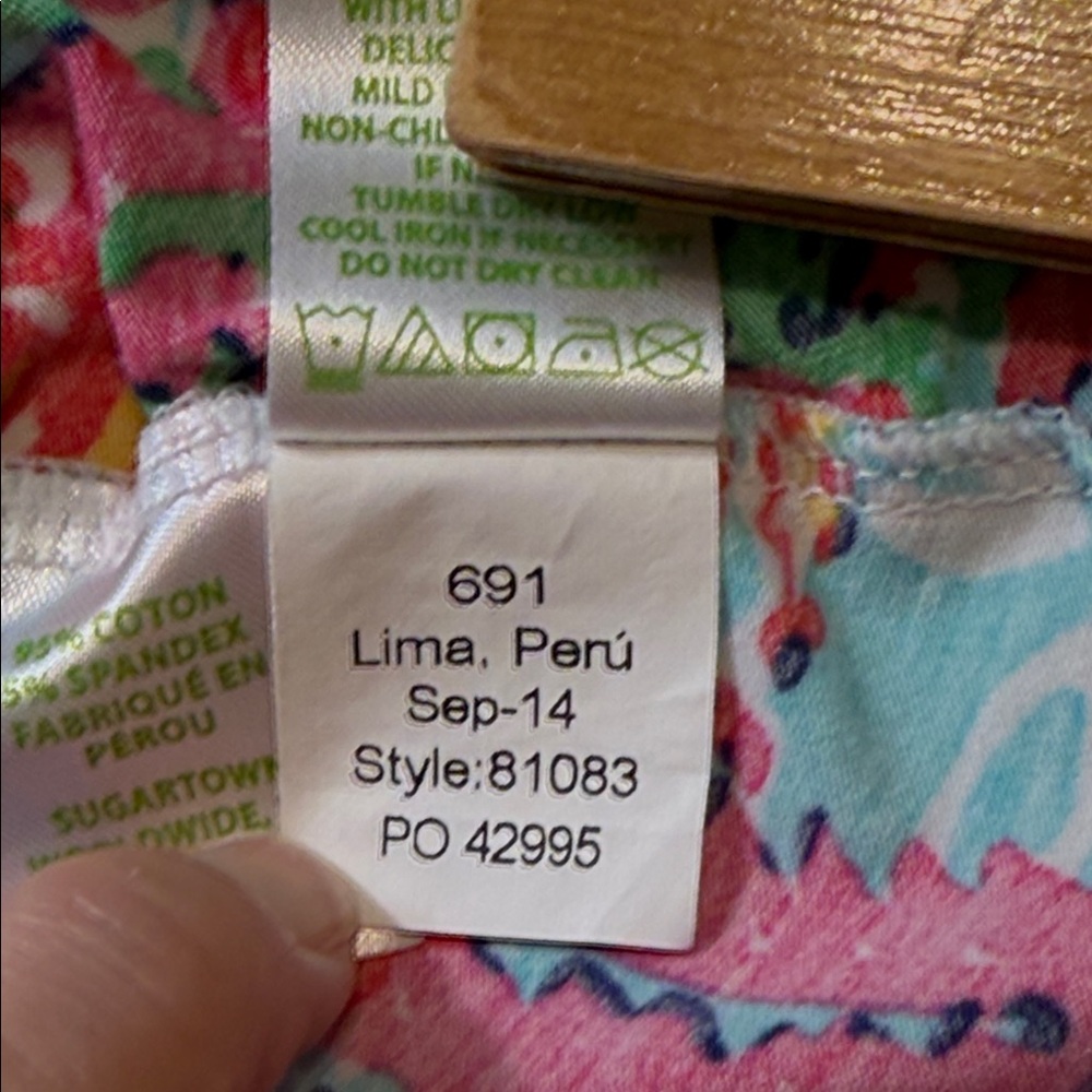 Lilly Pulitzer Fishing For Compliments Long Sleeve Tee - Picture 6 of 7